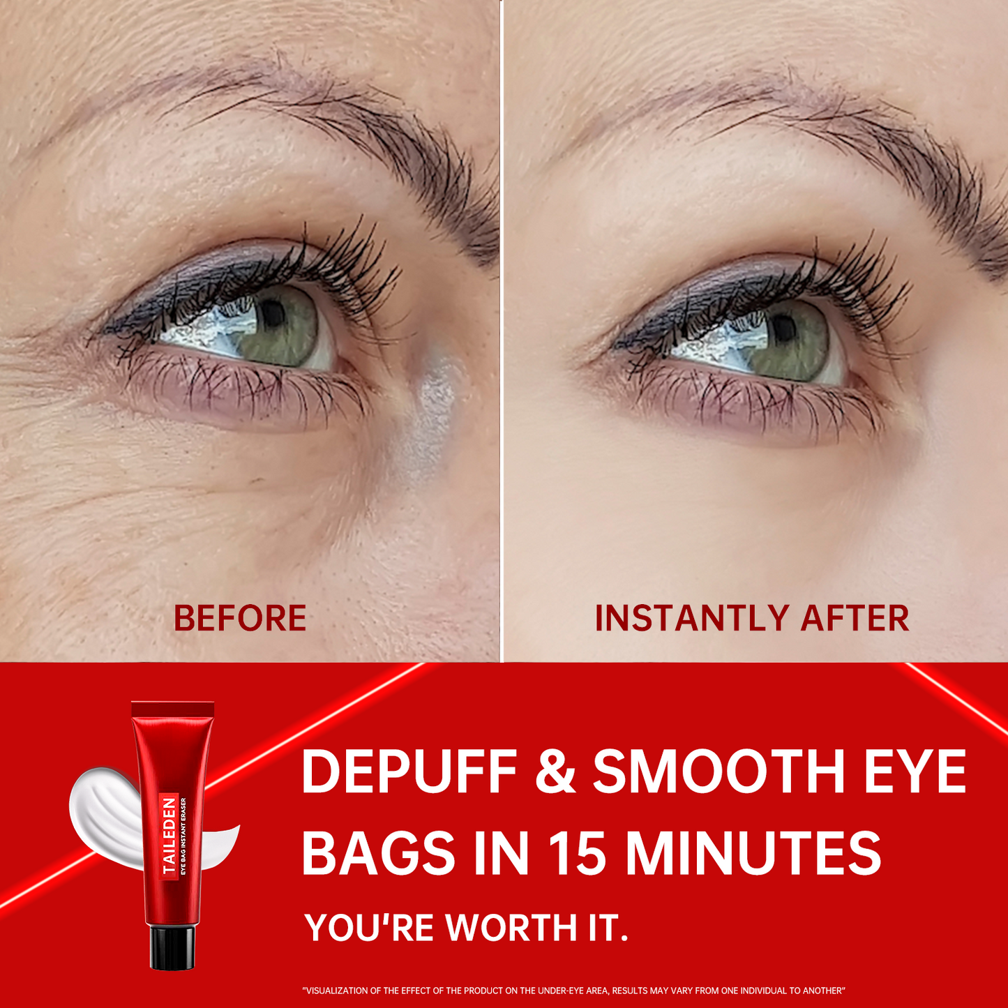 Final 3 Hours: 70%ОFF🔥 Instant Eye Tightener Easy-Wear Formula With Brush Free!