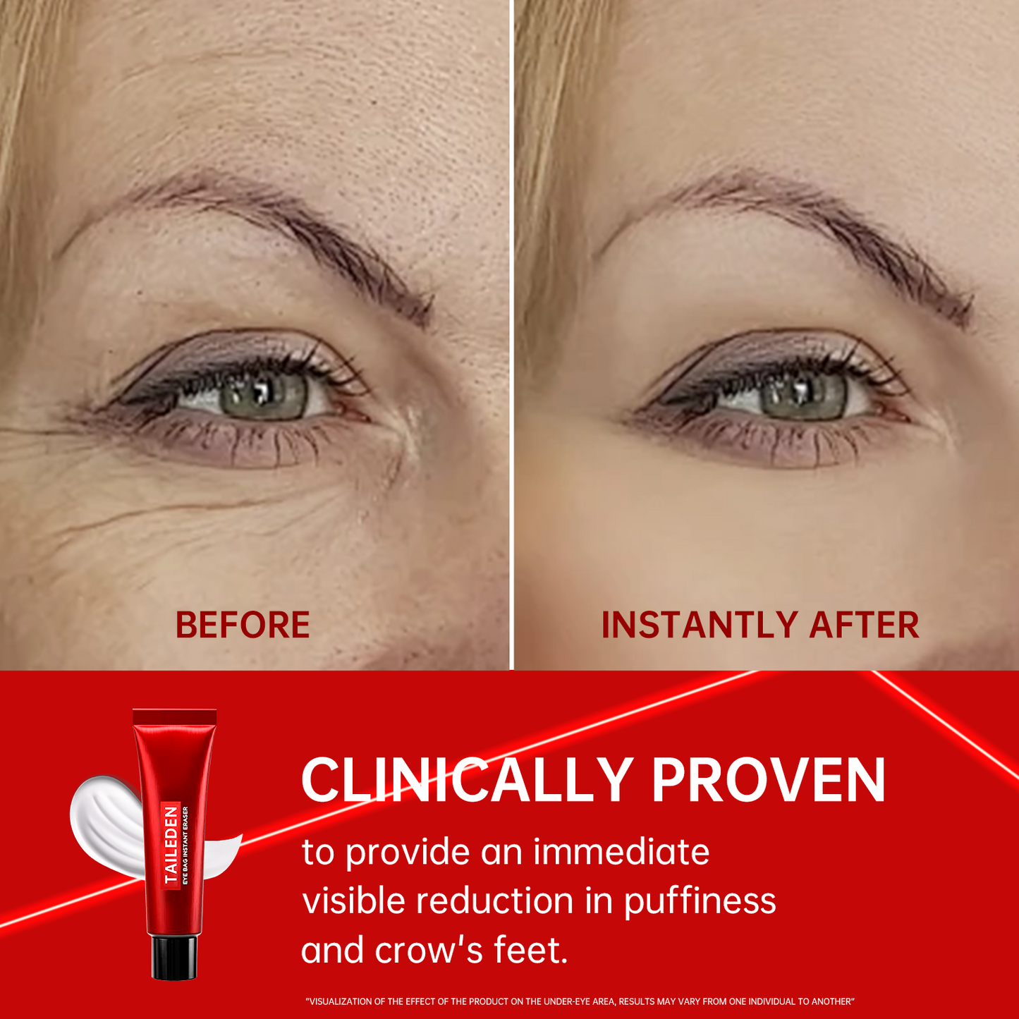 Final 3 Hours: 70%ОFF🔥 Instant Eye Tightener Easy-Wear Formula With Brush Free!