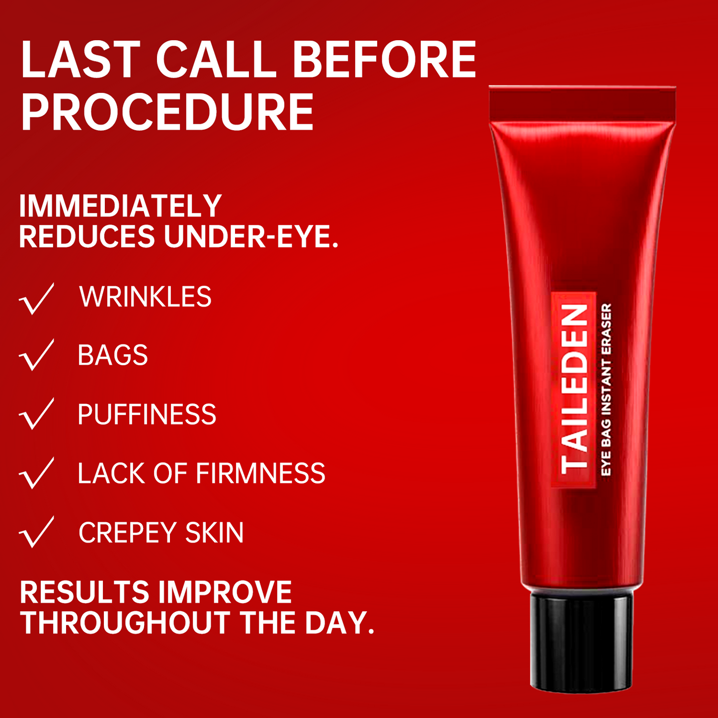 Final 3 Hours: 70%ОFF🔥 Instant Eye Tightener Easy-Wear Formula With Brush Free!